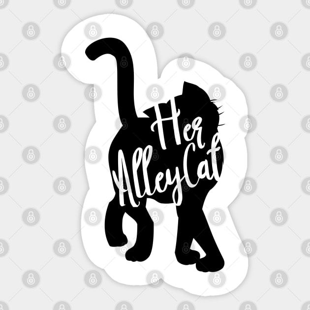 Her Alley Cat Sticker by VirGigiBurns